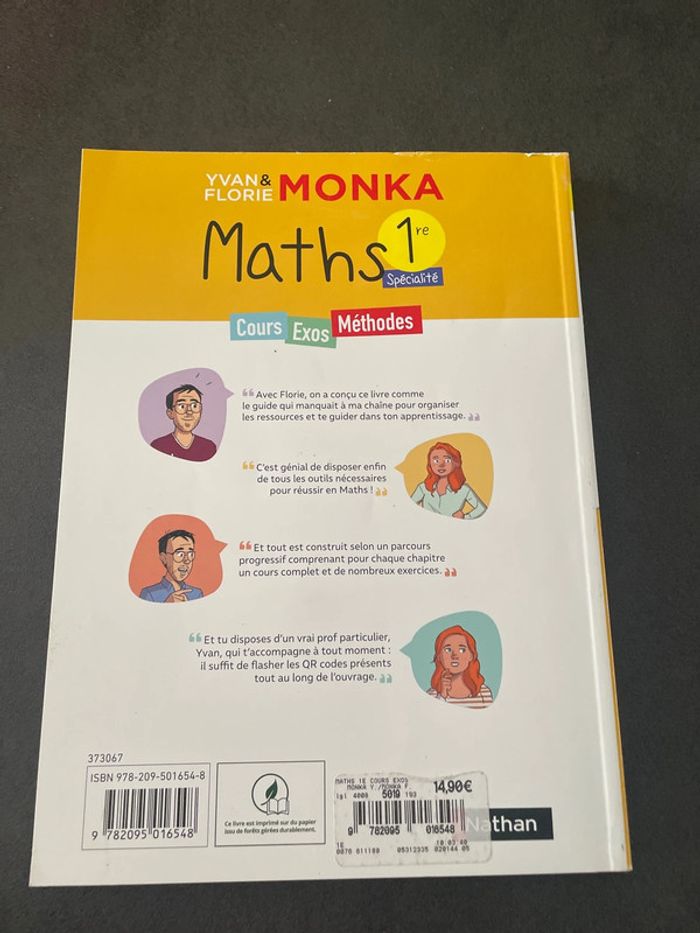 Yvan monka spécialité maths bac lycée terminale 1 ère - photo numéro 2