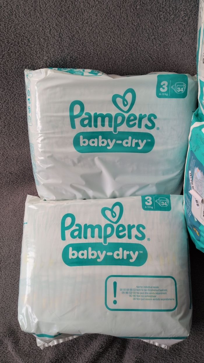 Couches Pampers baby dry - photo numéro 3