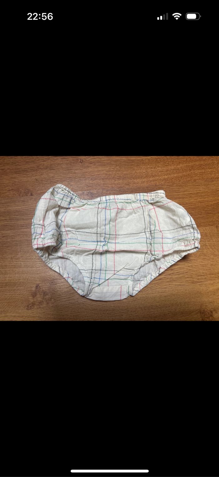 Ensemble robe et bloomer été bébé fille bout’chou 12 mois neuf - photo numéro 8