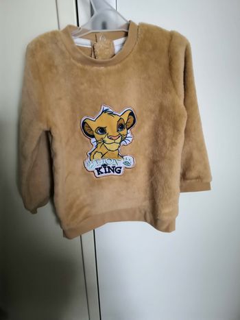 Sweat Simba (Marron, doux) 24 mois (86 cm) Disney Baby