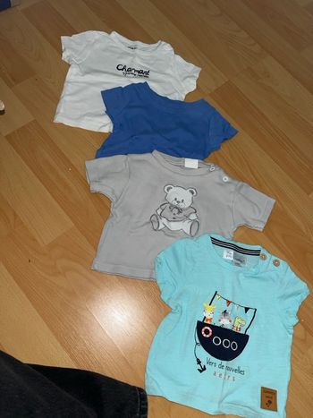 Lot tee shirt bébé