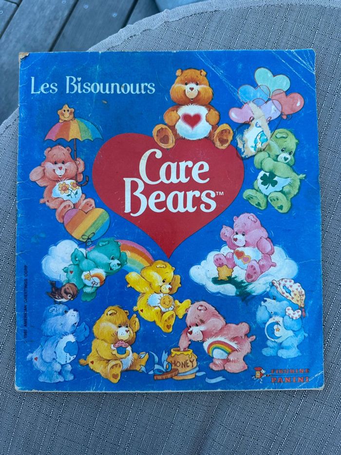 Album Panini stickers ancien vintage Les Bisounours complet images Care Bears stickers