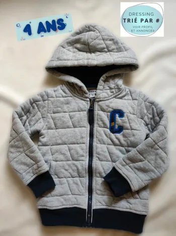 Sweat capuche 4-5ans chaud hiver creeks