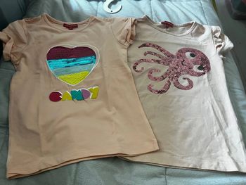 Lot de 2 T shirt fille 5 ans someone