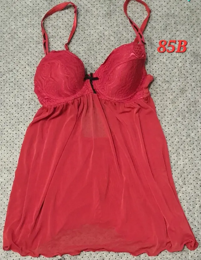 Caraco rouge et noir - photo numéro 2