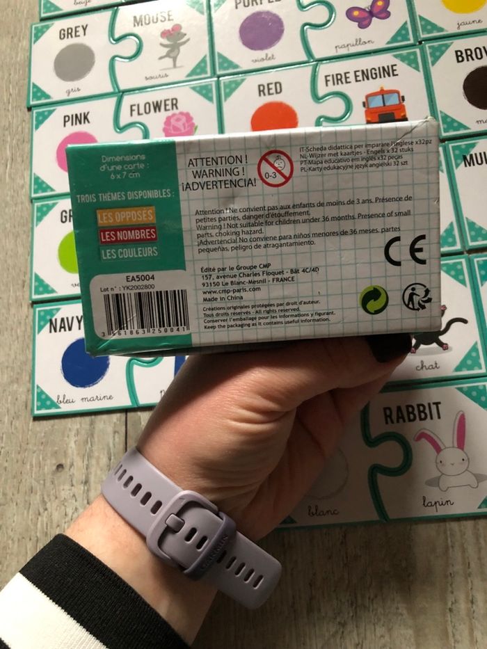 Cartes éducatives anglais - photo numéro 2