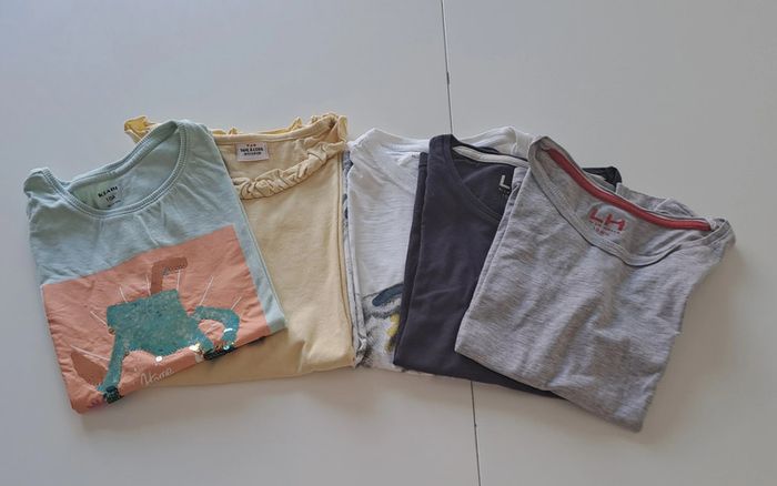 Lot de 5 tee-shirts manches courtes 10 ans