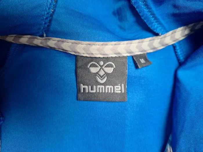 veste a capuche Hummel Leandro – bleu - taille M - brodé (595) - photo numéro 10