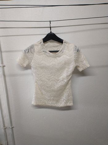 T-shirt taille s  coloris crème