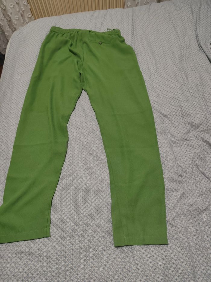 Pantalon vert chino confortable - photo numéro 2