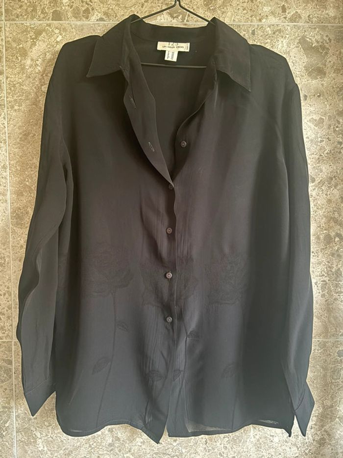 Chemise noire transparente 1 2 3 - photo numéro 3