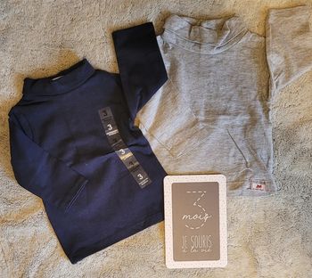 Tee-shirts col roulé