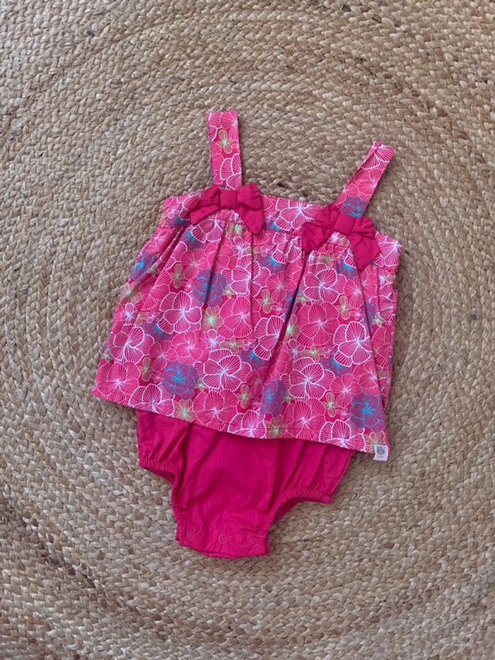 Fille 👧🏻 Barboteuse rose sergent major taille 18 mois