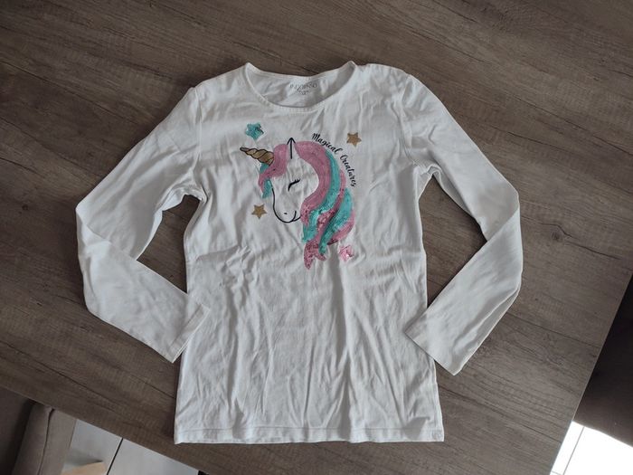 T shirt 14 ans licorne 🦄 blanc in extenso