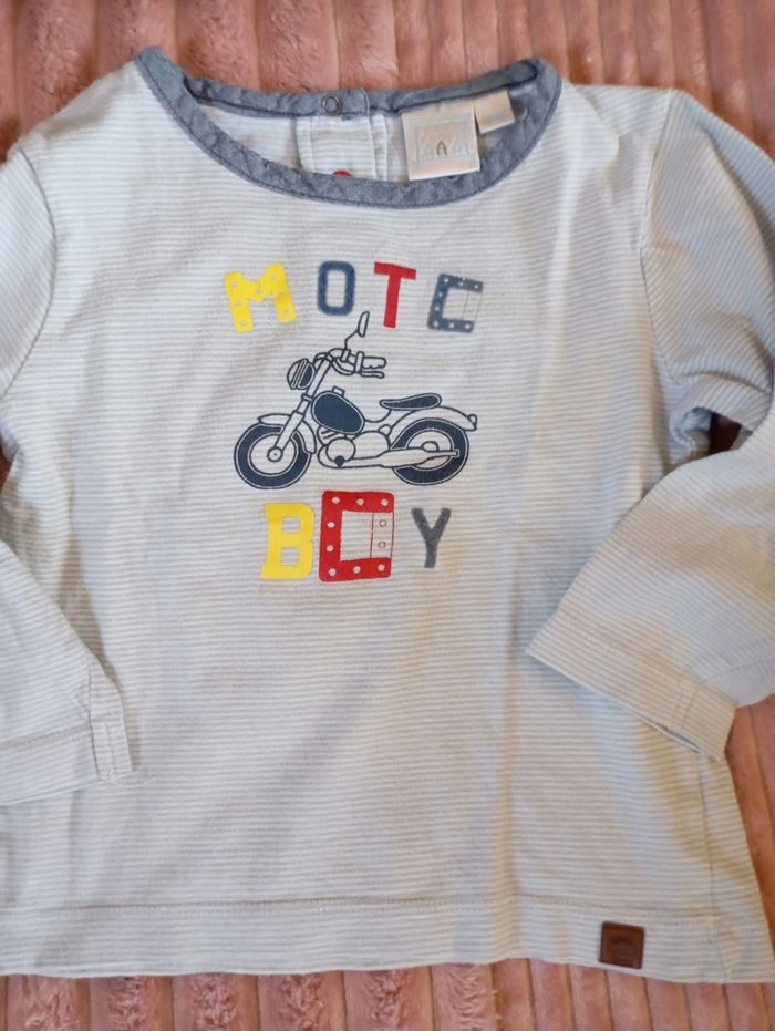 Lot 5 tee shirt manches longues 18 mois - photo numéro 4