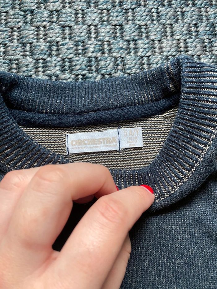 Pull bleu nuit - photo numéro 2