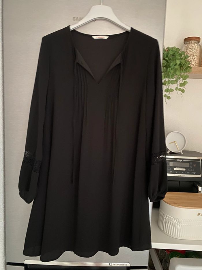 Robe femme fluide Camaïeu 36 noire - photo numéro 2