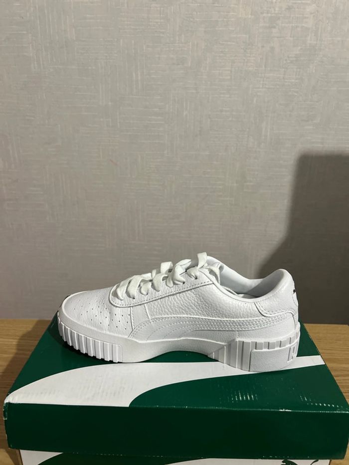 Baskets Puma Cali Wn’s White mono - photo numéro 4