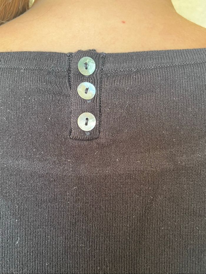 Pull noir Etam ( Taille L) - photo numéro 4