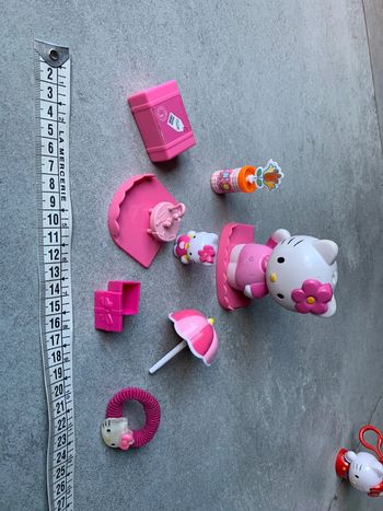 Lot hello kitty maman et fille valise parasol fleur élastique cheveux