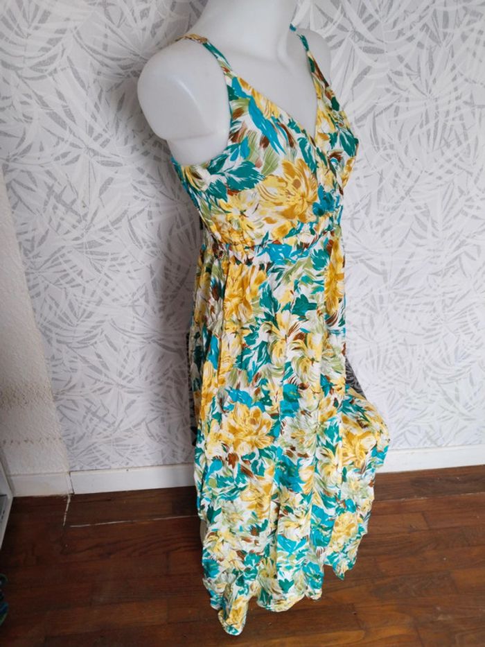 Magnifique robe longue été femme marque H&L taille S M 36 38 - photo numéro 6