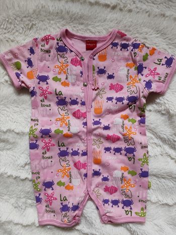 Combi short 6 mois Babygro