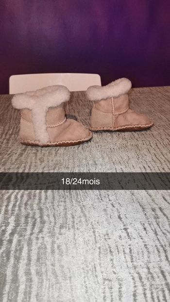 Boot chaussons beige