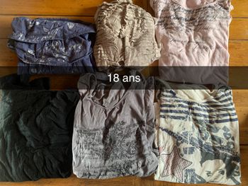 Lot de vêtements 18 ans