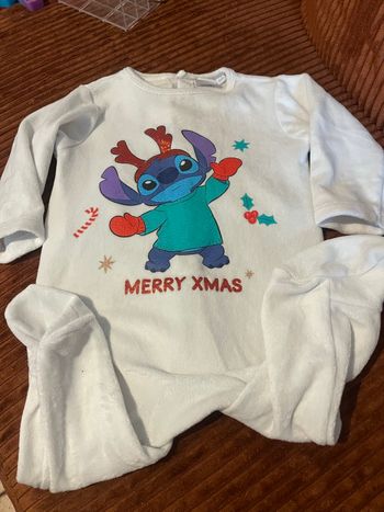 Pyjama de Noël Stitch 6 mois