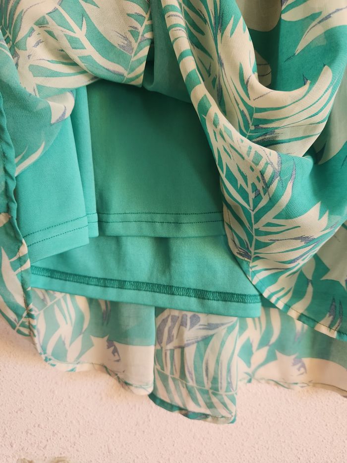 Robe verte Grace & Mila fluide et élégante – T. M - photo numéro 6