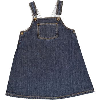 Robe salopette 24 mois en jean Petit Bateau