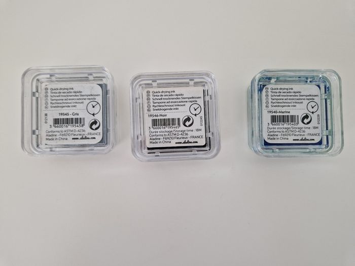 Lot 3 encres pour tampons neufs - photo numéro 2