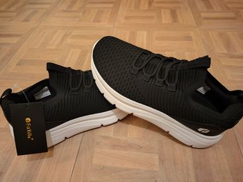 Chaussures légères pour femme noires chewing gum FitVille Cloud Wanderer V16 T40