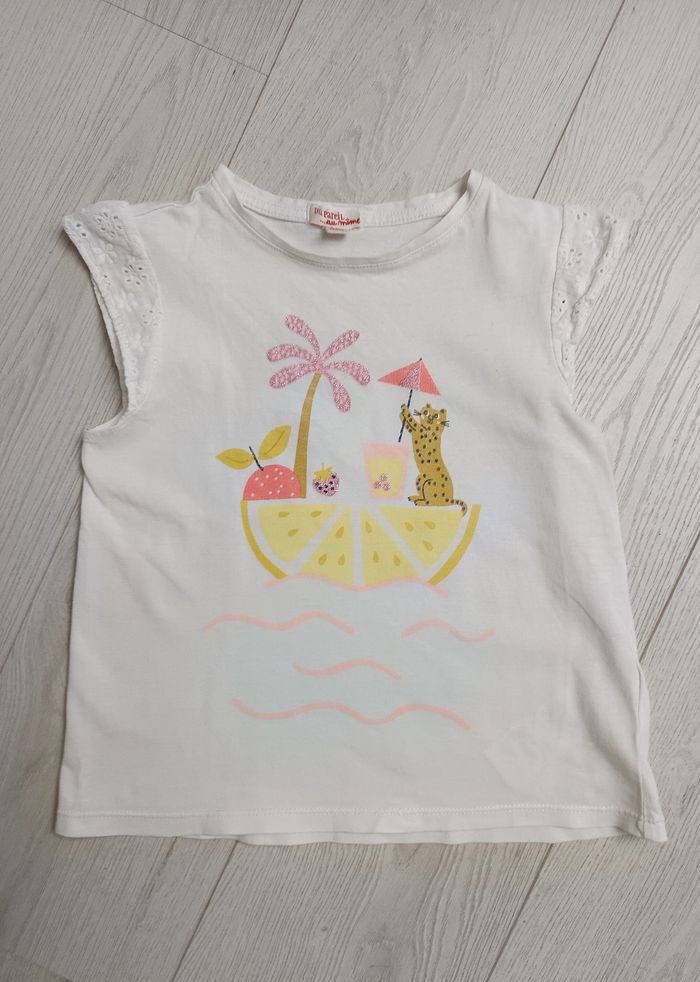 T-shirt crème DPAM 5 ans