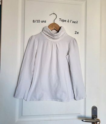 Pull col roulé tape à l'œil