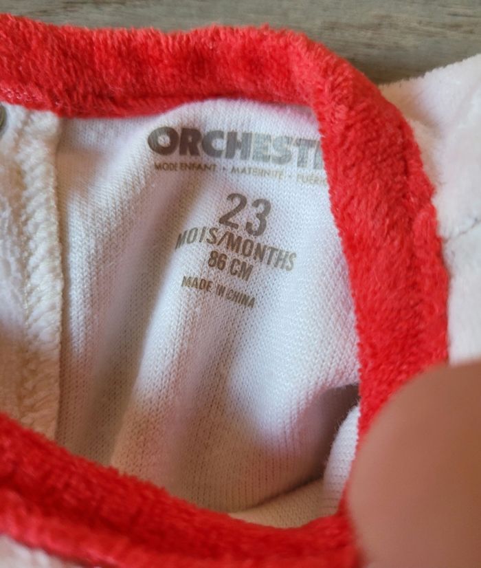 Lot de 3 pyjamas velours taille 24 mois - photo numéro 9