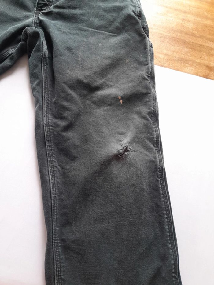 Jean Carhartt pièce rare doublé carreaux workwear 34 - photo numéro 8