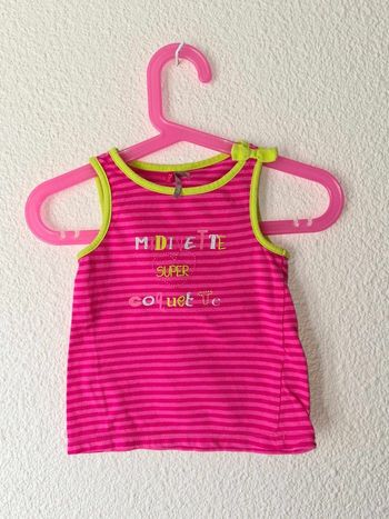 débardeur rose et vert Orchestra