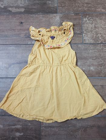 Robe sans manche Fille 6 ans Fleurs Sergent major