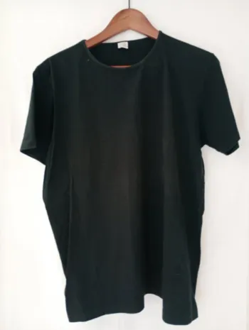 Tee shirt noir en coton 46/48