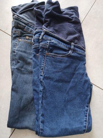 Lot de 2 pantalons grossesse T36