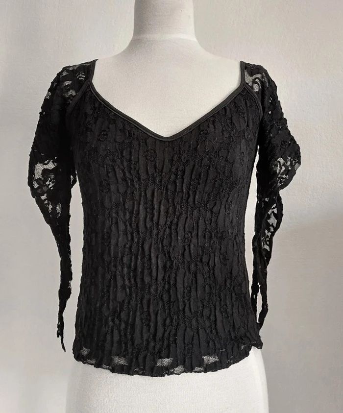 Haut dentelle taille 38 Tendance Paris - photo numéro 2