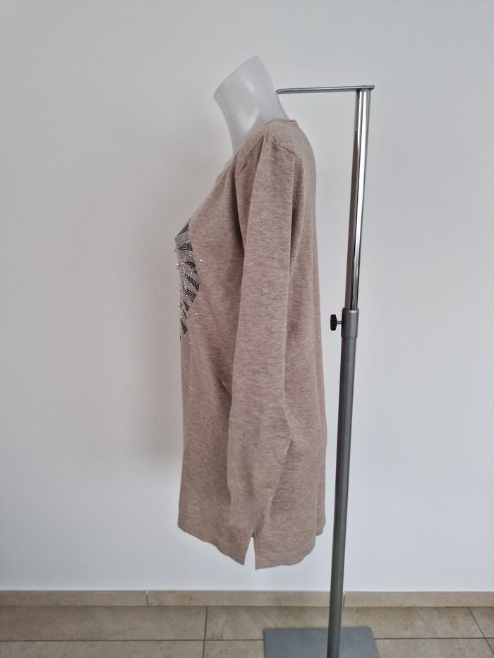 Haut taupe avec motif cœur Sweet Girl - photo numéro 3