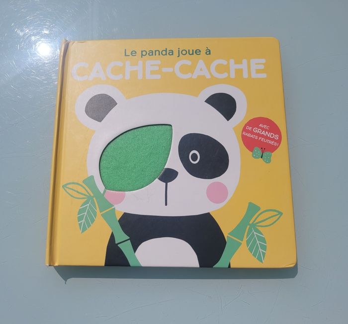 🐼 Le Panda joue à cache-cache 🐛 à rabats feutrine - photo numéro 2