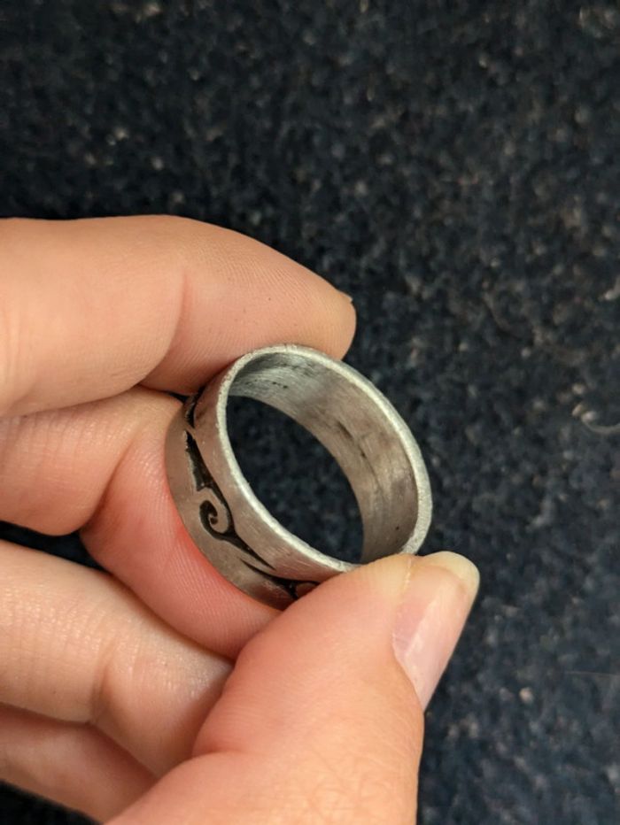Bague en étain homme - photo numéro 2
