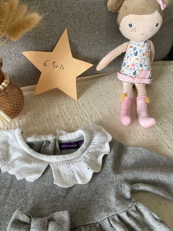 Robe sergent major gris