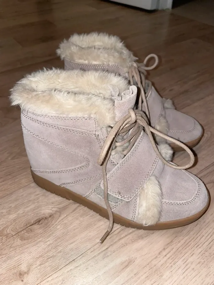 Bottines Zara compensées taille 35 - photo numéro 2