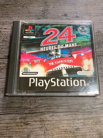 24 heures du Mans PS1 sans jaquette avant Sony Vf