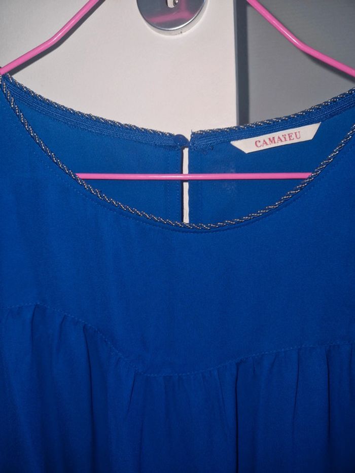Blouse bleu - photo numéro 2