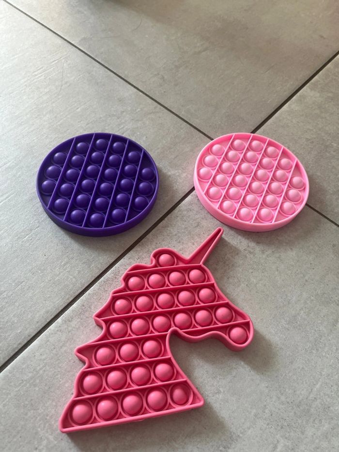 Lot de Pop it rose et violet